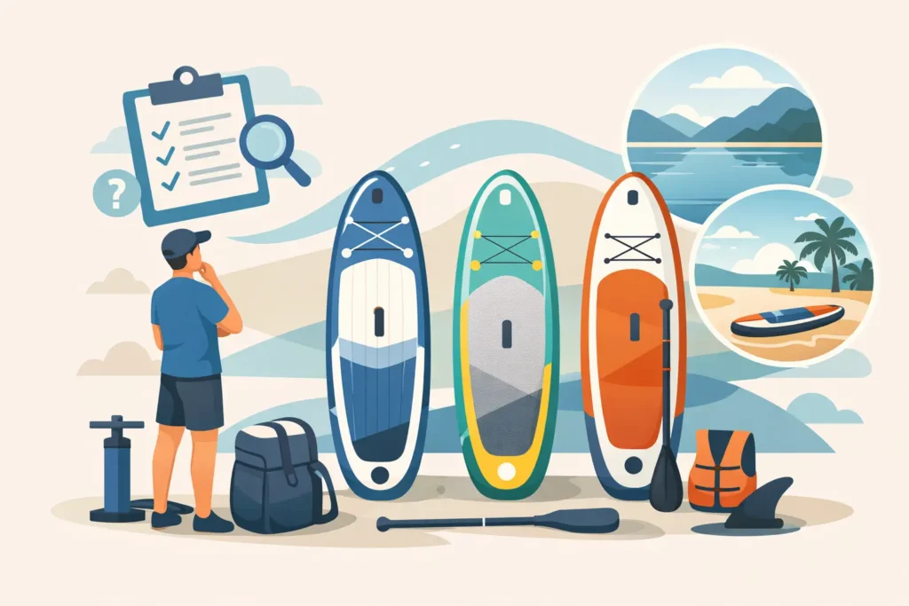 Cómo elegir tabla SUP hinchable sin fallar