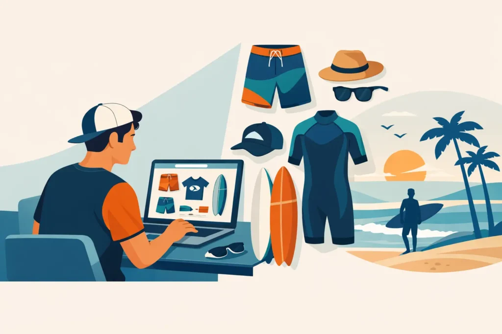 Ropa surfera hombre online: cómo elegir bien