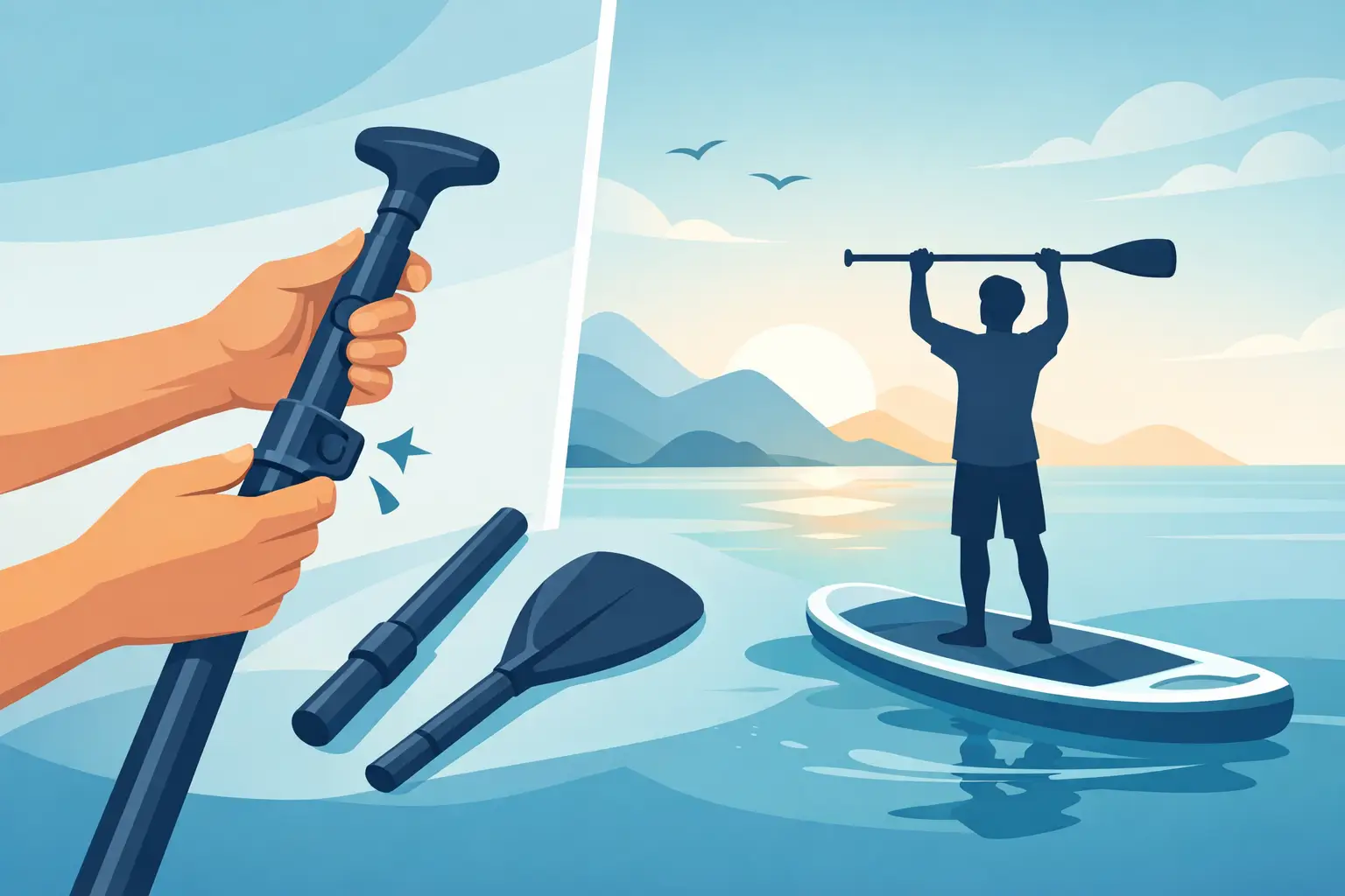 Cómo ajustar remo paddle surf sin fallar