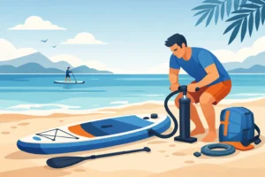 Cómo inflar paddle surf rápido y sin agotarte